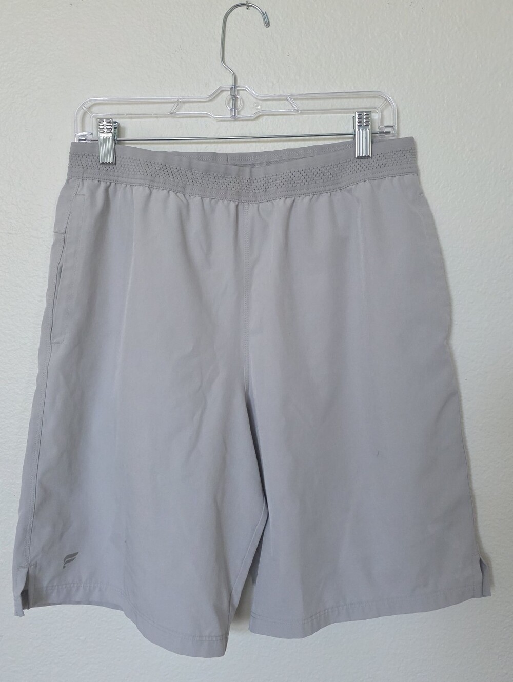 Men's Fabletics Light Gray Athletic Shorts